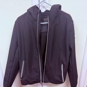 Guess Charcoal Hooded Jacket